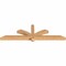 Ekena Millwork Redmond Smooth Timber Gable Bracket, Western Red Cedar, 72"W x 21"H x 3 1/2"D x 3 1/2"F, 7/12 Pitch GBW072X21X0404RED00SWR - alternate 3